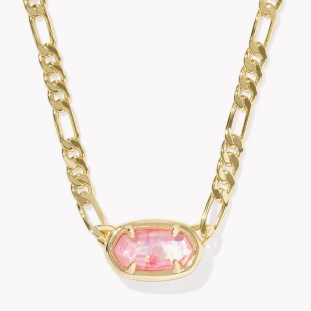 kendra scott figaro gold chain short pendant necklace